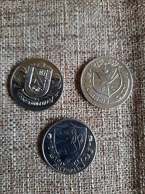 Esso FA Cup Centenary 1872-1972 Football Coins Bolton ~ Cardiff ~ Aston Villa  • £3.99