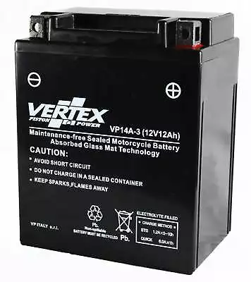 Vertex Battery For Kawasaki GT 750 P 1983 • £55.95