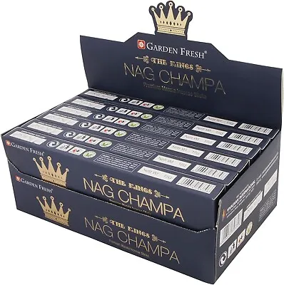 Garden Fresh Nag Champa Incense Sticks Agarbatti 180 Grams Box 12 Pack • $20.24