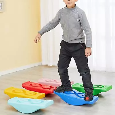 Children Balance Board Kids Sensory Training Rocking Seesaw Fitness Activity • $23.29