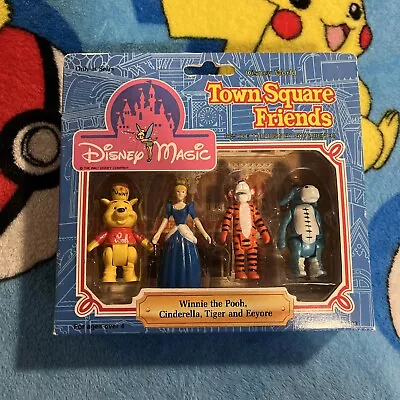 Disney Magic Town Square Friends Cinderella Pooh Tigger Eeyore Sears Exclusive • $5