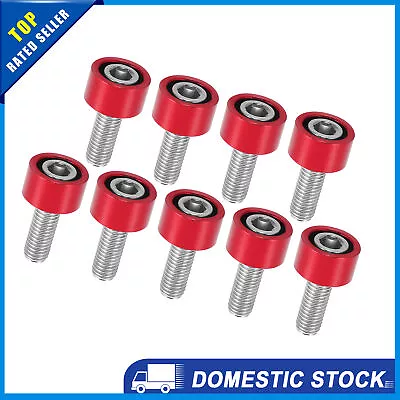 Pack Of 9 For Honda M8x1.25 Exhaust Header Manifold Cup Washers Bolts Red  • $16.99