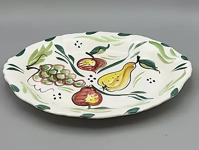 Bruce Stebner Hand Painted Handmade Oval Platter-Fruit Design-Signed Dated 1997- • $28