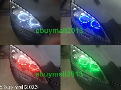 RGB Halo Ring Angel Eyes For MAZDA 3 MAZDASPEED3 Axela 2004-09 Flash Corona DRL • $60.21