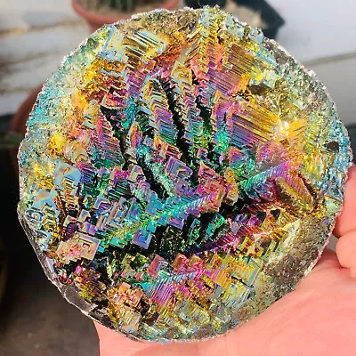 672g Rainbow Bismuth Ore Geode Quartz Crystal Mineral Specimen Reiki Healing • $4.25