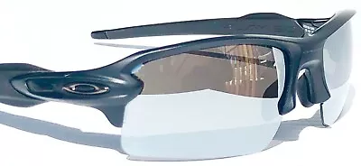 NEW* Oakley FLAK 2.0 Matte Black POLARIZED Galaxy Chrome Mirror Sunglass 9188 • $136.88