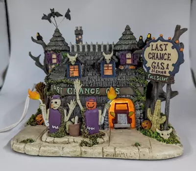 Hawthorne Village The Munsters  Last Chance Gas  With Spooky Tree & Light COA • $60