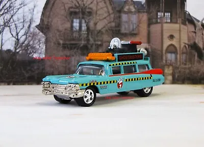 Ghostbusters Ecto-1 1959 Cadillac Ambulance Model 1/64 Scale Limited Edition  N • $17.95