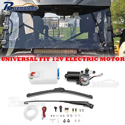 UTV 12V Electric Windshield Wiper Motor Kit Fit John Deere Gator • $37.99