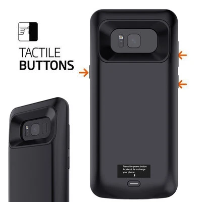 $56.99 • Buy 6000mAh Battery Charger Case External Power Bank For Samsung S8 IPhone SE2 Lot