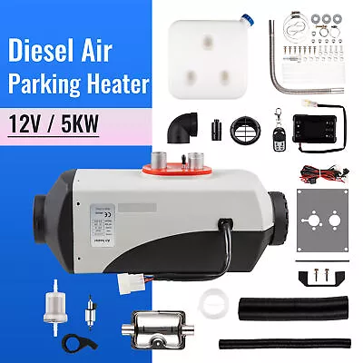 5KW Air Diesel Heater 12V For Car Boat Truck Quiet Parking Heater W/ LCD Switch • $46.96