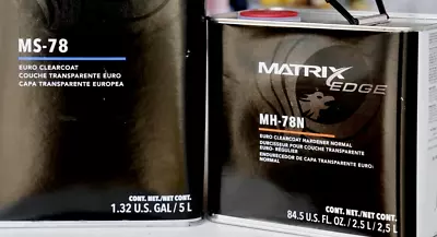 Matrix System MS-78 Euro 2:1 Clearcoat 5 Liter Kit W/Normal Hardener • $200