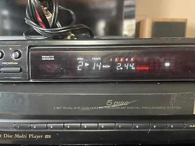 Teac PD-D2700 5 Disc Compact Disc Multi Player CD Changer No Remote Works • $35