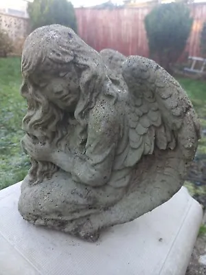 Concrete Garden Ornament - Small Cherub • £35