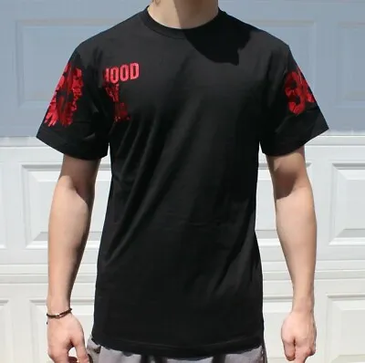 BRAND NEW Been Trill X Hood By Air HBA Black Red Foil T Shirt Rare Men's Size S • $29.99