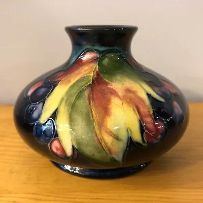 Moorcroft Vase Grapes & Leaves 4.5 Inches • $175