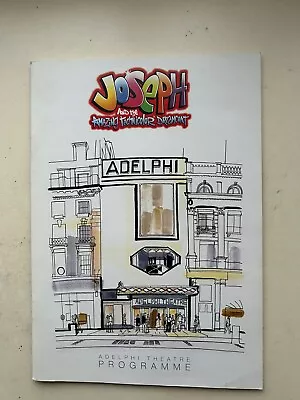 JOSEPH AND THE AMAZING TECHNICOLOR DREAMCOAT Musical Theatre Programme G. GATES • £4.75