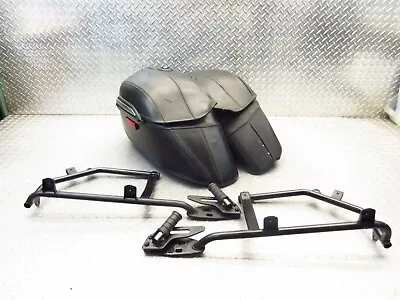 $399 • Buy 2013 09-14 Yamaha VStar950 XVS950 Dragstar Saddle Bag Lot Bracket Pair Panier OE