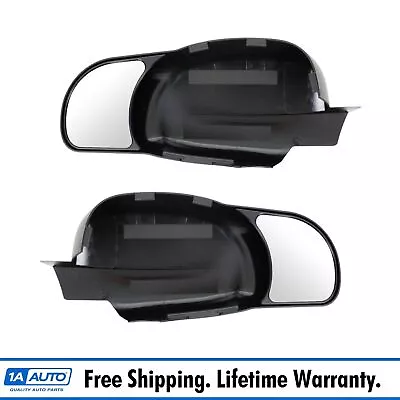 Clip On Mirror Extension Pair Set Of 2 For 07-14 Chevy GMC Cadillac Truck SUV • $99.95