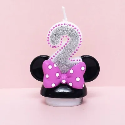 Minnie Mouse Second Birthday Candle / Keepsake Topper 2-1/2 X2-1/2  • $23.99
