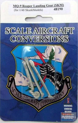 SAC48190 1:48 Scale Aircraft Conversions - MQ-9 Reaper Landing Gear (SKM Kit) • $17.64