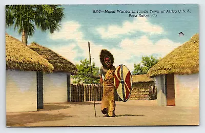 Masai Warrior Jungle Town Africa U.S.A Boca Raton FL Jungle Safari Child Ticket • £14.43