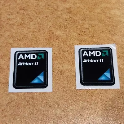 AMD Athlon II CPU PC Case Sticker 17 Mm X 21mm Case Badge Logo Label Authentic • $2.50