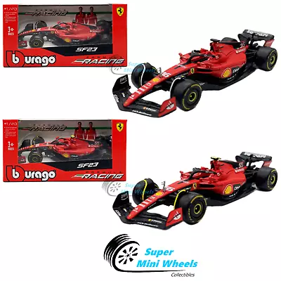 Bburago 1:43 F1 Ferrari Racing SF-23 2023 #16 & #55 Formula Racing • $9.99