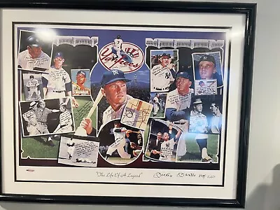 Upper Deck Mickey Mantle Signed  Life Of A Legend  Litho 2401 (Hologram Only) • $895
