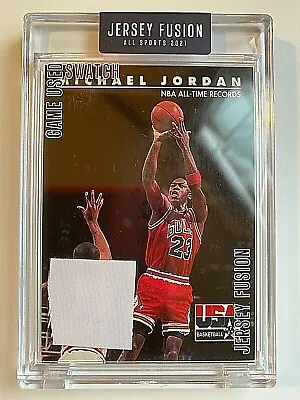 2021 Sportscards Jersey Fusion #MJ96 Michael Jordan Game Used Jersey Card SEALED • $109.78