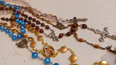 Vtg 5 Piece Rosary Lot • $24.99