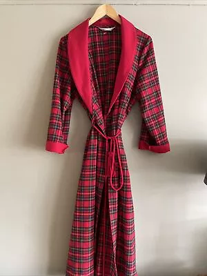 M&S Ladies Tartan Dressing Gown Medium  • £10