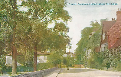 PC66150 Salisbury. North Walk. The Close. Photochrom. Celesque • £6.75