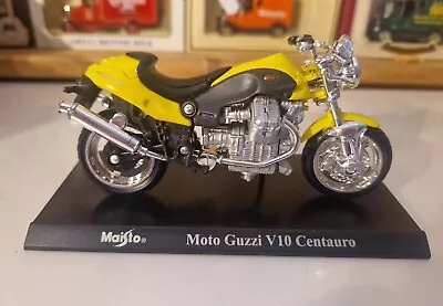 Maisto 1:18 Moto Guzzi V10 Centauro With Display Stand & Clamshell - Excellent  • £9.95