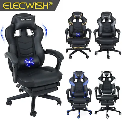 £135.99 • Buy Luxury Executive Massage Gaming Chair Office Computer Desk Swivel Recliner Home