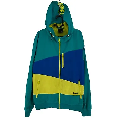 Bench Blue Hooded Jacket Size M • $26.13