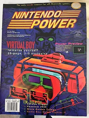 Nintendo Power Virtual Boy Vol 75 W/ Killer Instinct Poster Cards 1995 Magazine • $19.95