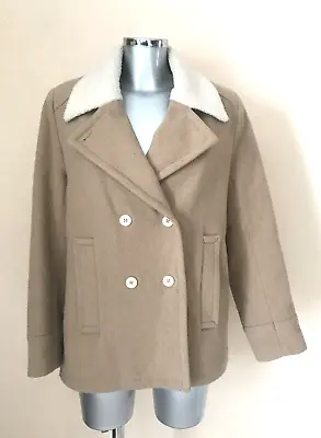 Vanessa Bruno Athe - Coat - Jacket - Wool - Size 38 Fr • $91.58