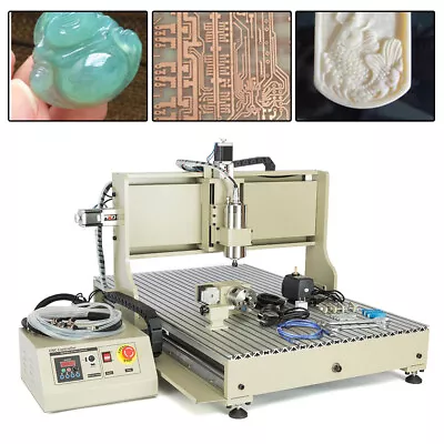 4 Axis CNC 6090 Router USB Carving Drill Engraver 2200W Mill Engraving Machine  • $2045.07