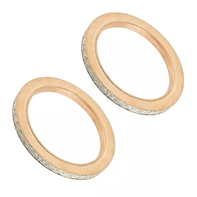 $9.01 • Buy 2 Exhaust Muffler Pipe Head Gasket For Yamaha V-Star 1300 XVS1300 Tourer 2010-11