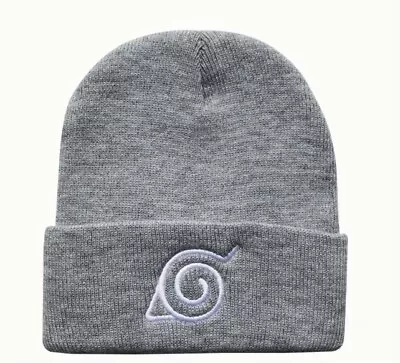 Konoha Leaf Naruto Warm Beanie Hat Anime Headband Cap • £10