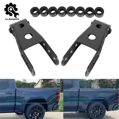 Rear 2 -3  Drop Shackles Lowering Kit For 07-18 Chevrolet Silverado Sierra 1500  • $46.98