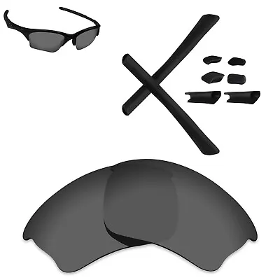 £23.98 • Buy Hawkry Polarized Replacement Lenses & Black Kit For-Oakley Half Jacket XLJ - Opt