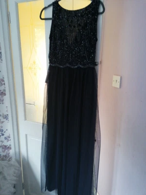£30 • Buy Lipsy Navy Dress 10