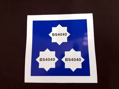 Blue 3 Three Star Sticker For A Vintage Petrol Pump Display • $6.71