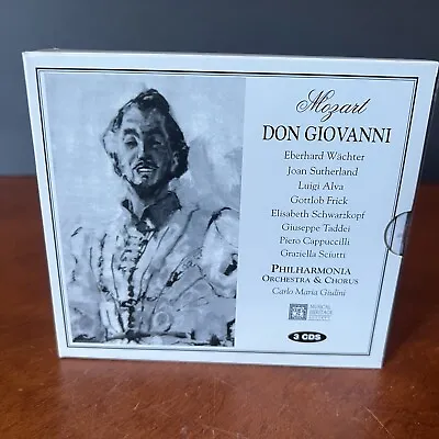 Wolfgang Amadeus Mozart Don Giovanni 3 CD Box Set Musical Heritage Society 1994 • $36