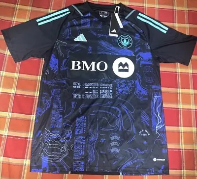 Mens Adidas MLS Montreal Impact 2023  One Planet  Replica Jersey • $35