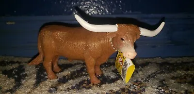 Texas Longhorn Bull - Safari LTD Vinyl Miniature Toy Animal  • $10.50