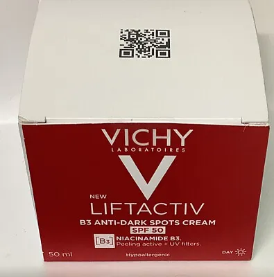 New Vichy Liftactiv B3 Anti-Dark Spots Cream SPF-50 Long Expiry 50ml • £22.90