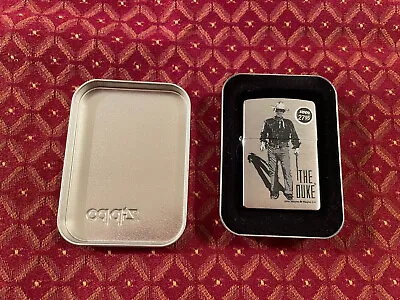 No. 21119 2005 Zippo John Wayne The Duke Lighter In Original Case Free S/H • £56.44